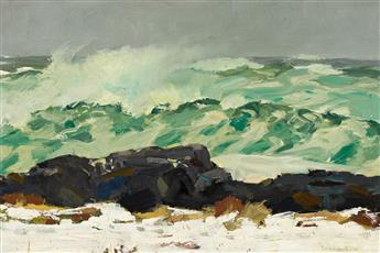 JAY HALL CONNAWAY (1893-1970) Waves, Monhegan Island.